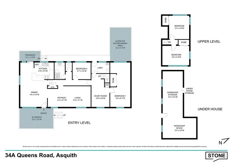 Floorplan of Homely house listing, 34a Queens Road, Asquith NSW 2077