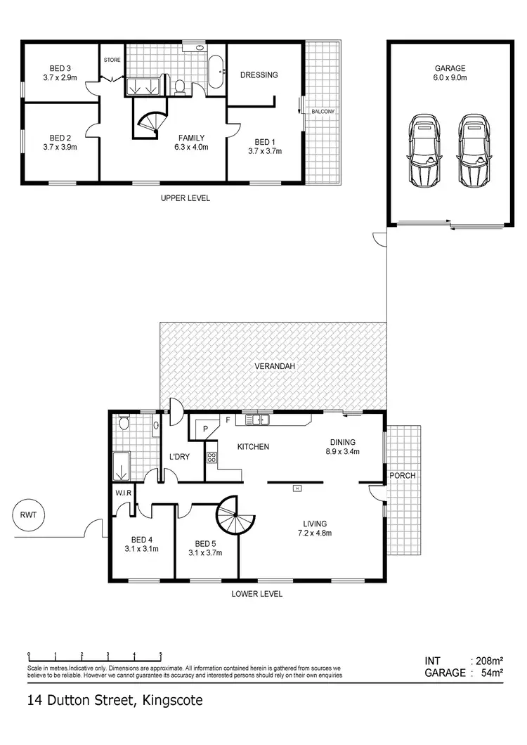 Floorplan of Homely house listing, 14 Dutton Street, Kingscote SA 5223