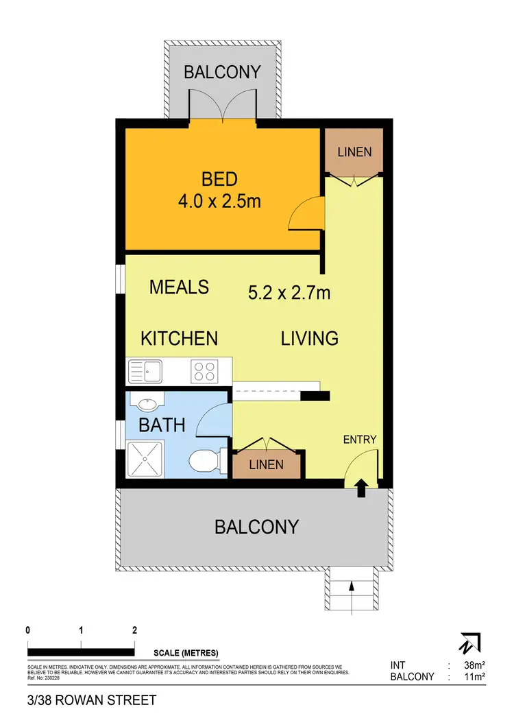 Floorplan of Homely house listing, 38 Rowan Street, Bendigo VIC 3550