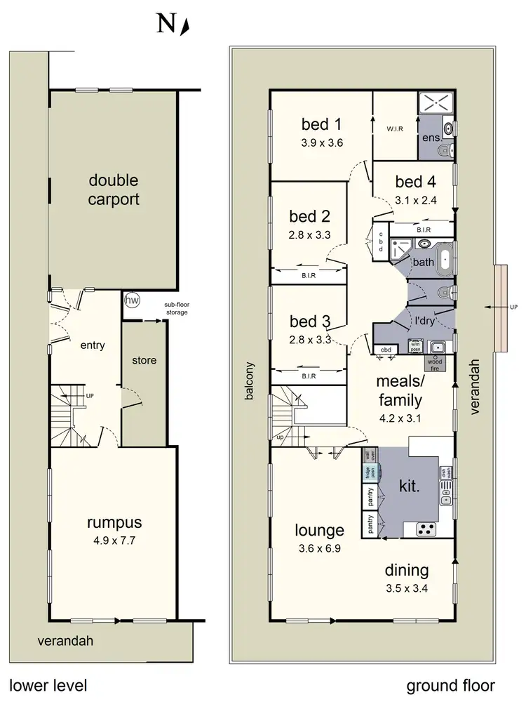 Floorplan of Homely house listing, 1 Mt Vue Road, Healesville VIC 3777