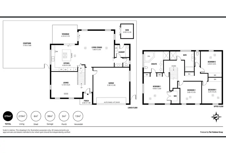 Floorplan of Homely townhouse listing, 6/102 Cross Road, Highgate SA 5063