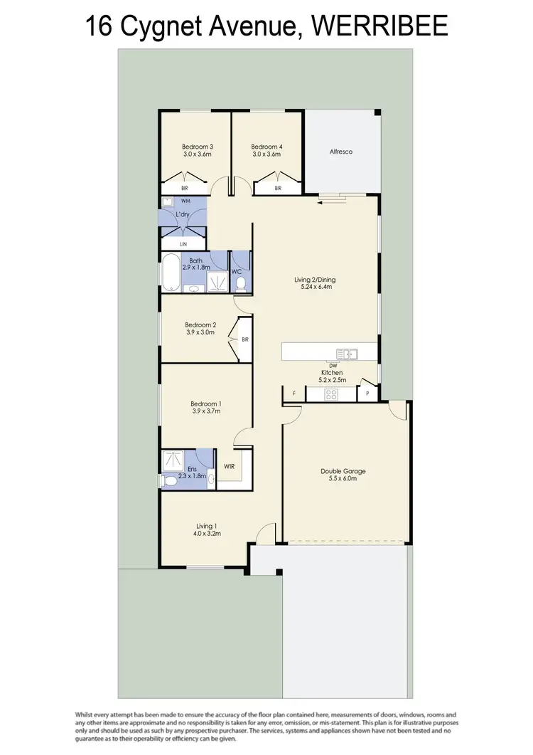 Floorplan of Homely house listing, 16 Cygnet Avenue, Werribee VIC 3030