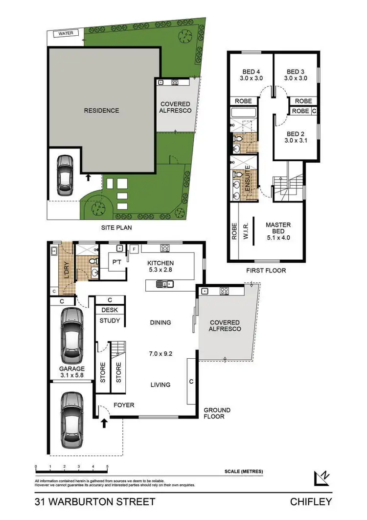 Floorplan of Homely house listing, 31A Warburton Street, Chifley NSW 2036