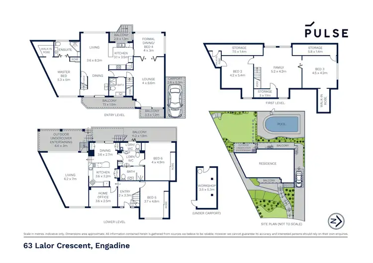 Floorplan of Homely house listing, 63 Lalor Crescent, Engadine NSW 2233