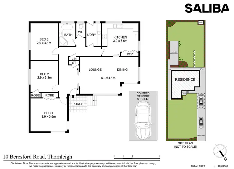 Floorplan of Homely house listing, 10 Beresford Road, Thornleigh NSW 2120