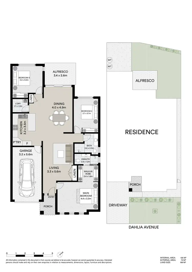 Floorplan of Homely semi-detached listing, 4 Dahlia Avenue, Hamlyn Terrace NSW 2259