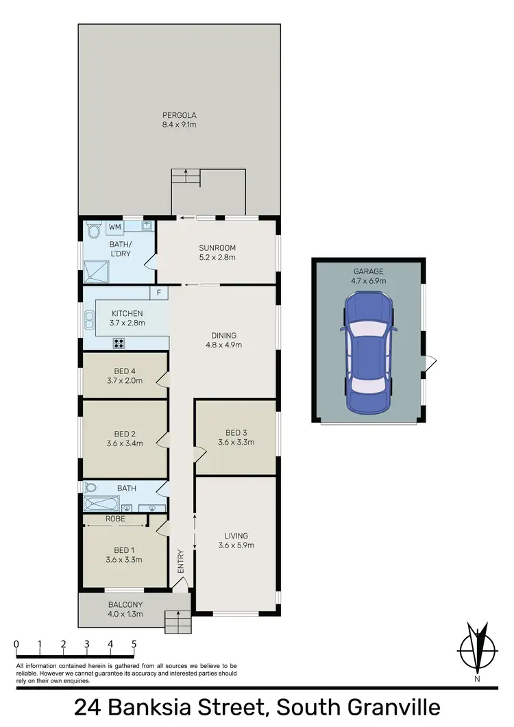 Floorplan of Homely house listing, 24 Banksia Street, Granville NSW 2142