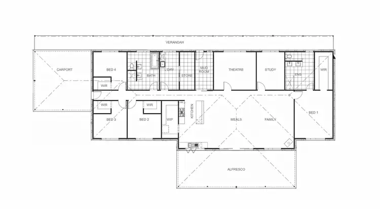 Floorplan of Homely house listing, 90 La Cote Road, Greendale VIC 3341
