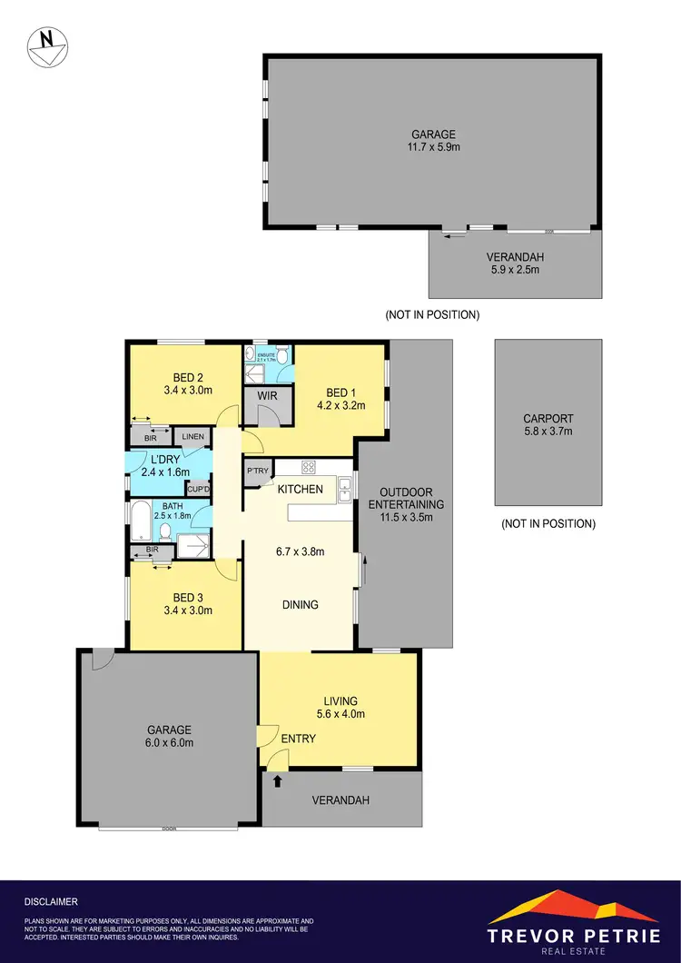 Floorplan of Homely house listing, 8 Rimmington Drive, Sebastopol VIC 3356