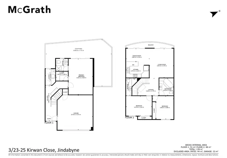 Floorplan of Homely townhouse listing, 3/23-25 Kirwan Close, Jindabyne NSW 2627