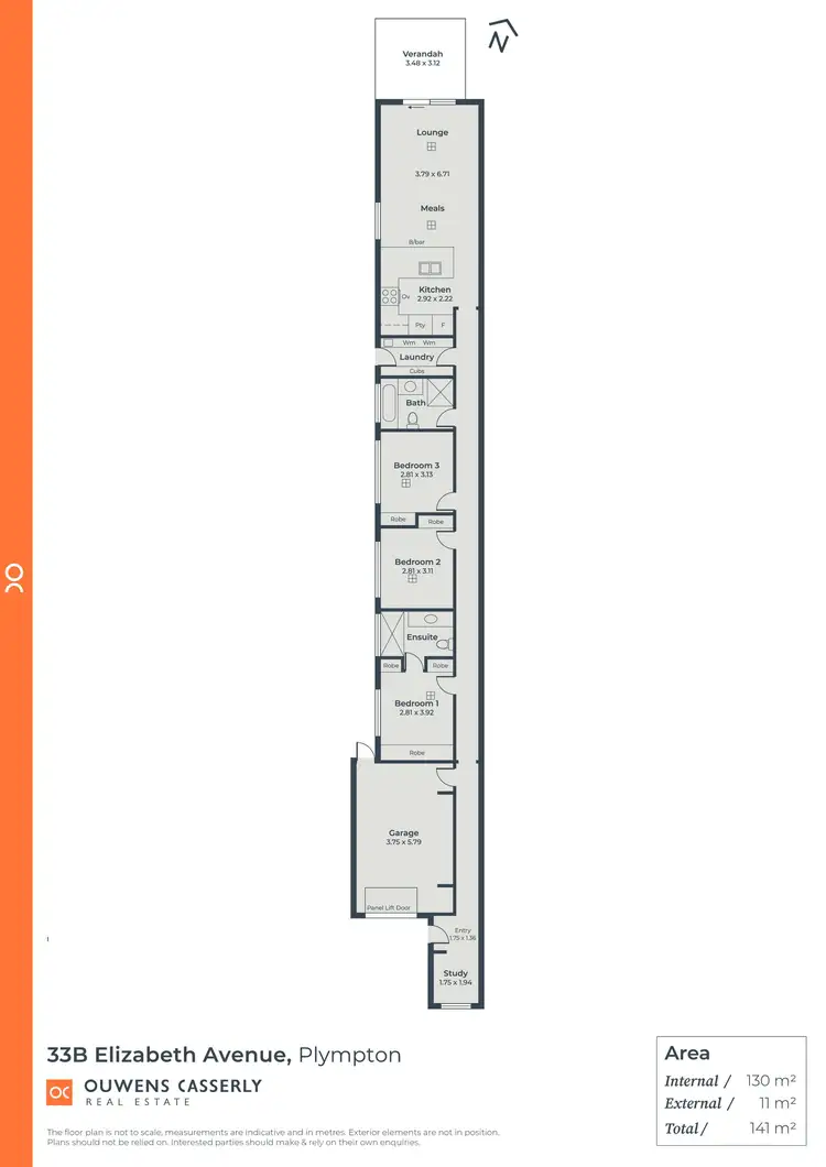 Floorplan of Homely house listing, 33b Elizabeth Avenue, Plympton SA 5038