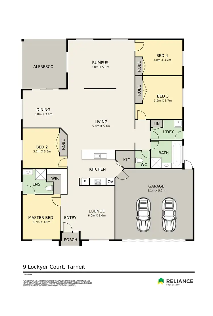 Floorplan of Homely house listing, 9 Lockyer Court, Tarneit VIC 3029