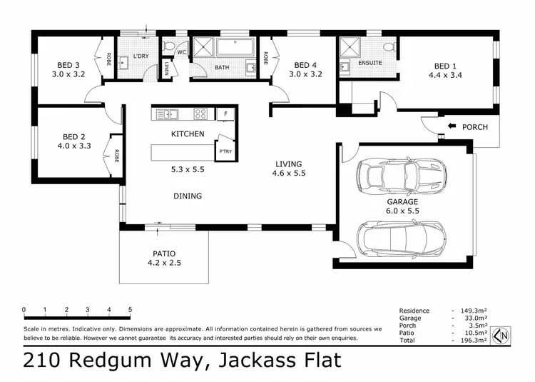 Floorplan of Homely house listing, Lot 210 Redgum Way, Jackass Flat VIC 3556