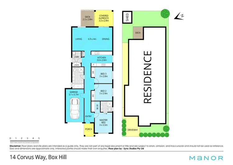 Floorplan of Homely house listing, 14 Corvus Way, Box Hill NSW 2765