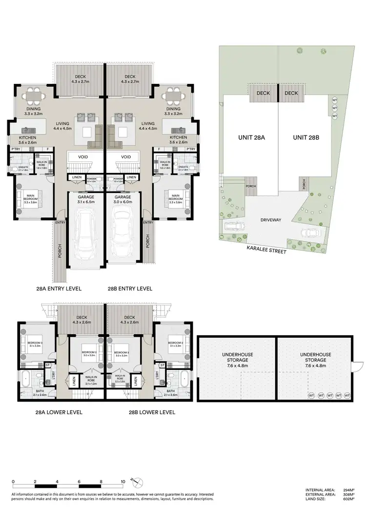 Floorplan of Homely house listing, 28a & 28b Karalee Street, Wadalba NSW 2259
