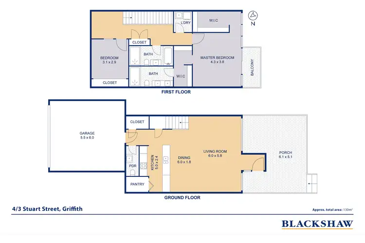 Floorplan of Homely townhouse listing, 4/3 Stuart Street, Griffith ACT 2603