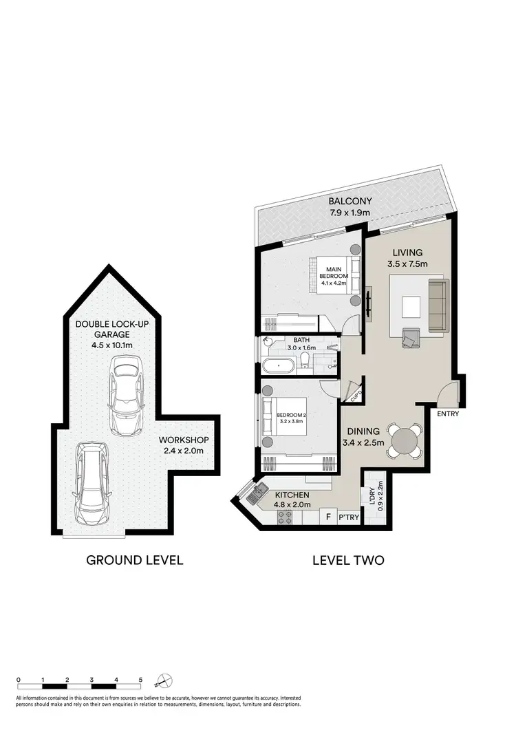 Floorplan of Homely apartment listing, 8/1211 Pittwater Road, Collaroy NSW 2097