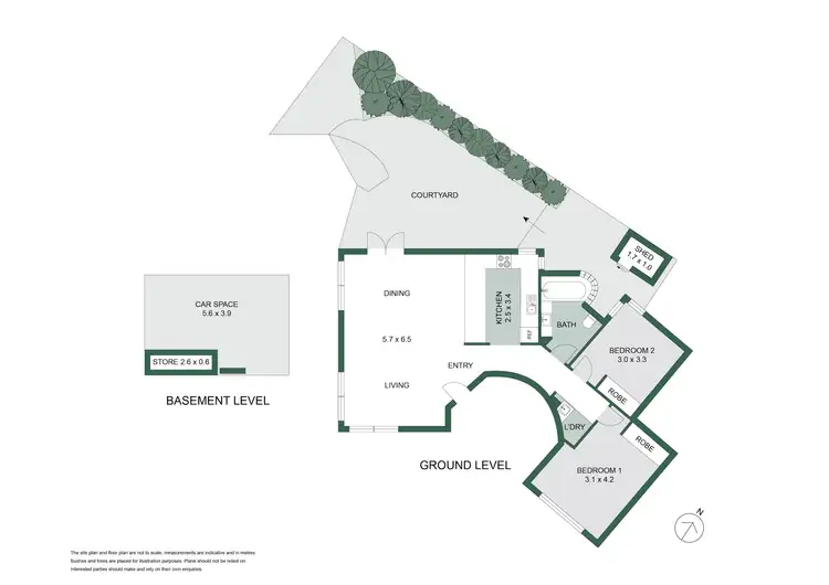 Floorplan of Homely apartment listing, 3/18 Grafton Street, Cammeray NSW 2062