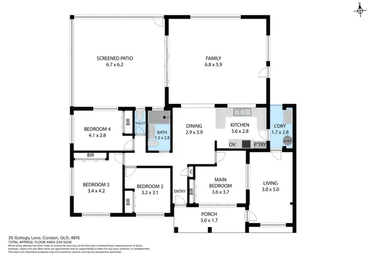 Floorplan of Homely house listing, 35 Gollogly Lane, Condon QLD 4815