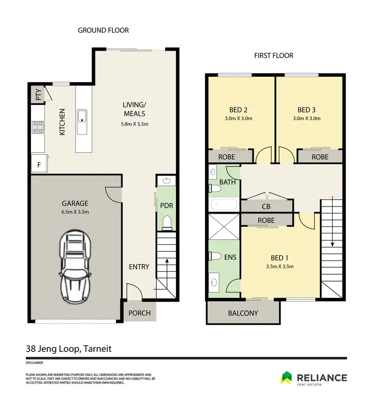 Floorplan of Homely house listing, 38 Jeng Loop, Tarneit VIC 3029