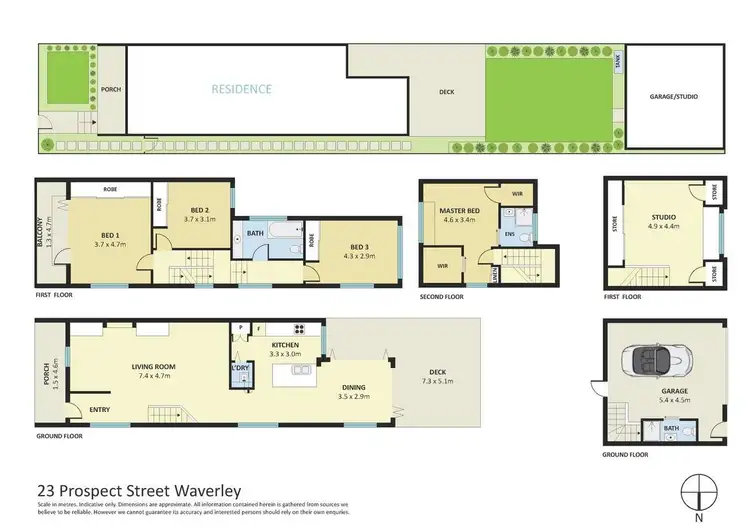 Floorplan of Homely house listing, 23 Prospect Street, Waverley NSW 2024
