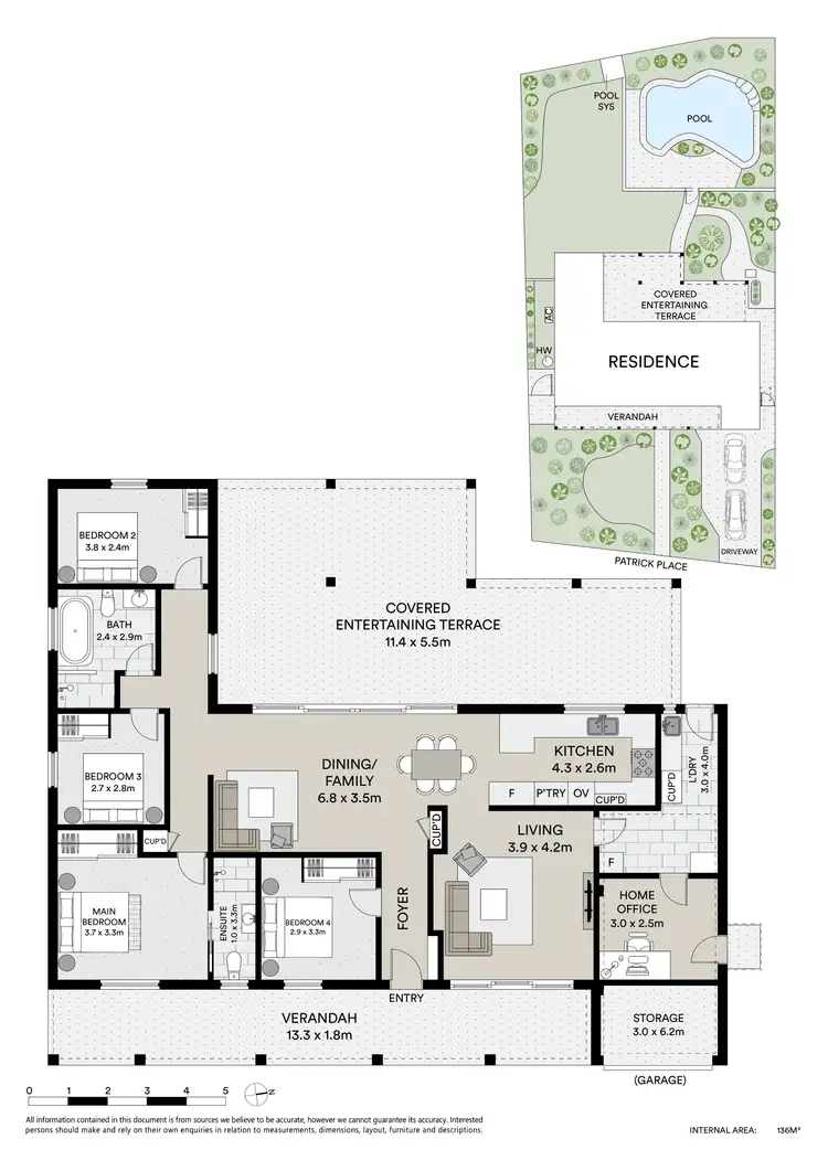 Floorplan of Homely house listing, 3 Patrick Place, Berowra Heights NSW 2082