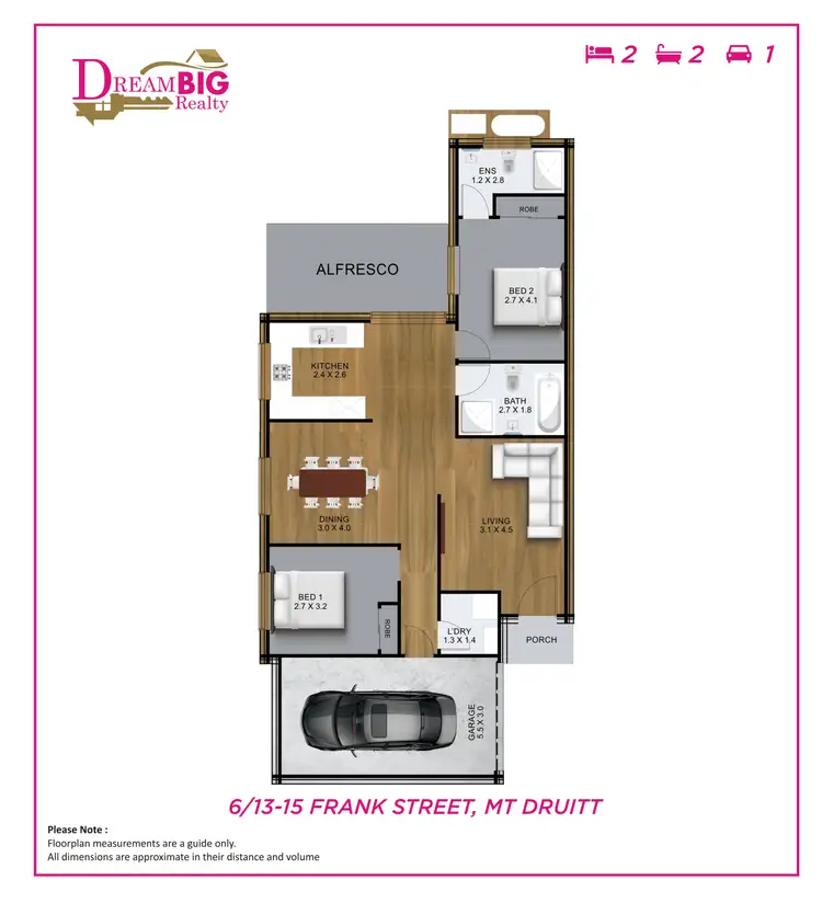Floorplan of Homely villa listing, 6/13-15 Frank Street, Mount Druitt NSW 2770