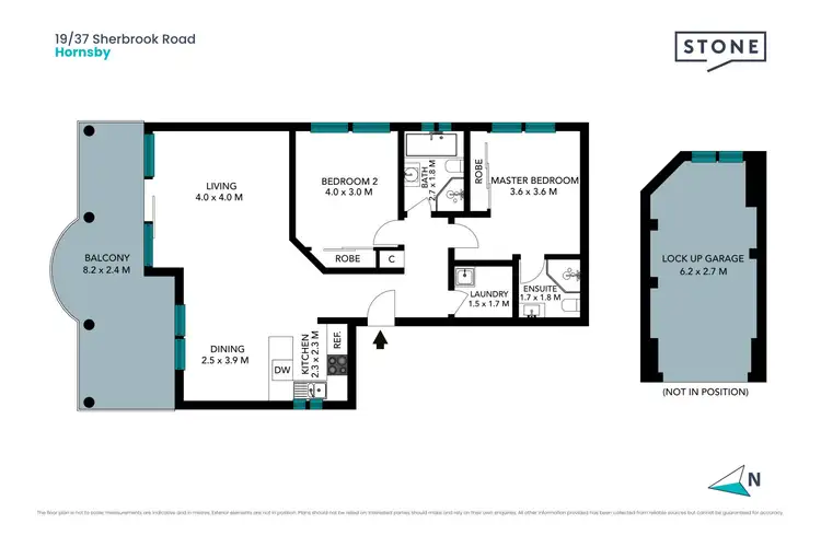 Floorplan of Homely unit listing, 19/37-39 Sherbrook Road, Hornsby NSW 2077