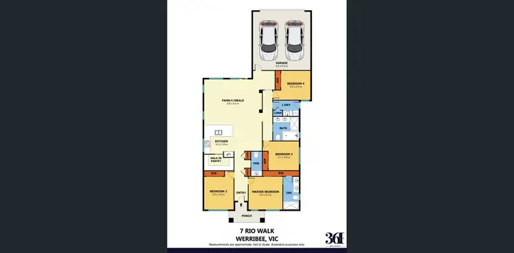 Floorplan of Homely house listing, 7 Rio Walk, Werribee VIC 3030