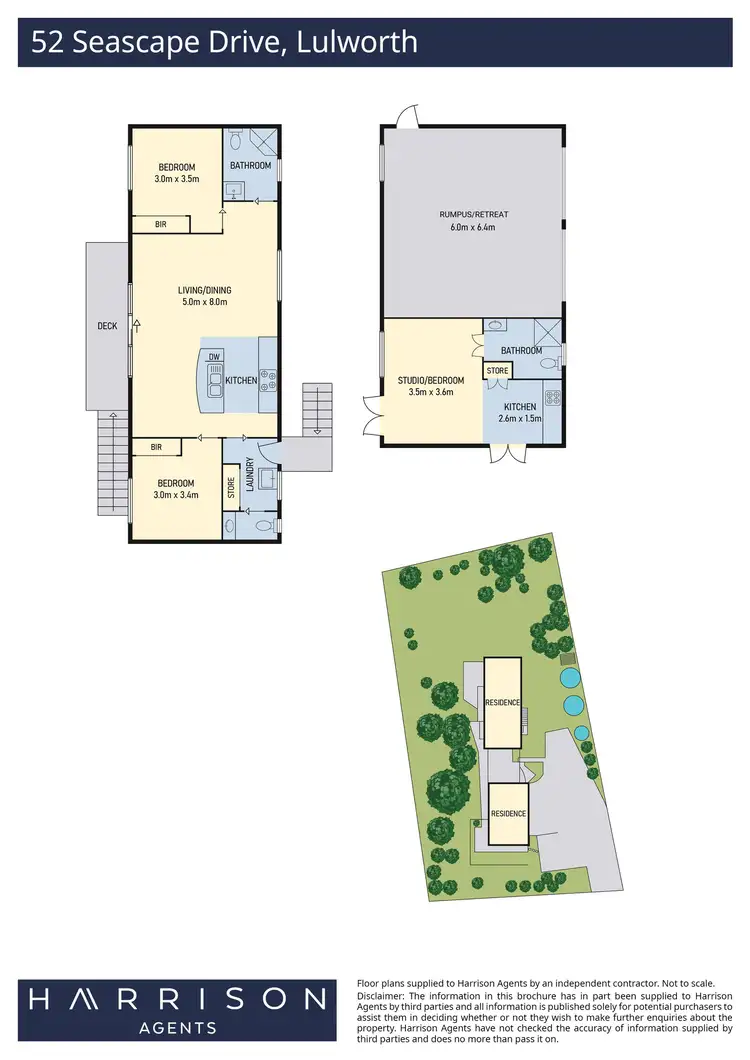 Floorplan of Homely house listing, 52 Seascape Drive, Lulworth TAS 7252