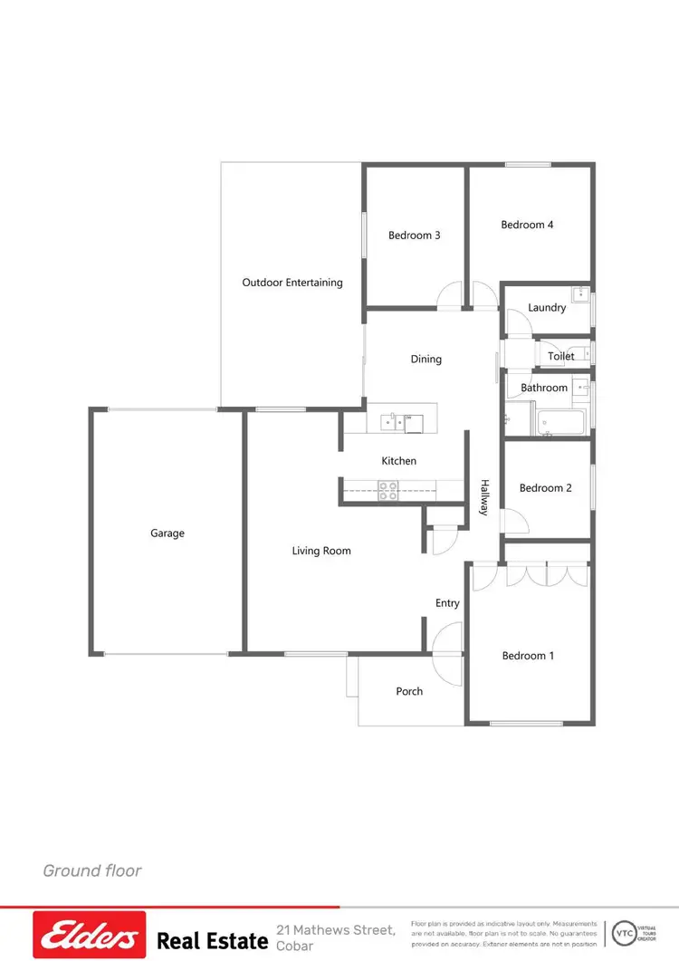 Floorplan of Homely house listing, 21 Mathews Street, Cobar NSW 2835