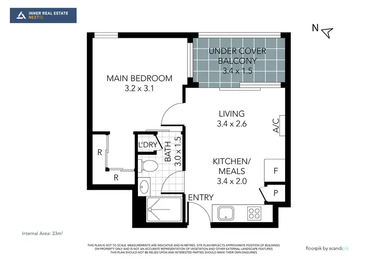 Floorplan of Homely apartment listing, 504M/60 Stanley Street, Collingwood VIC 3066