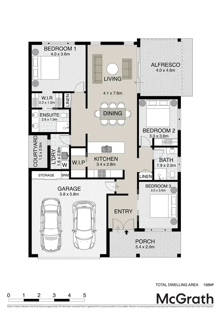 Floorplan of Homely retirement listing, 202/6 Charlston Place, Kuluin QLD 4558
