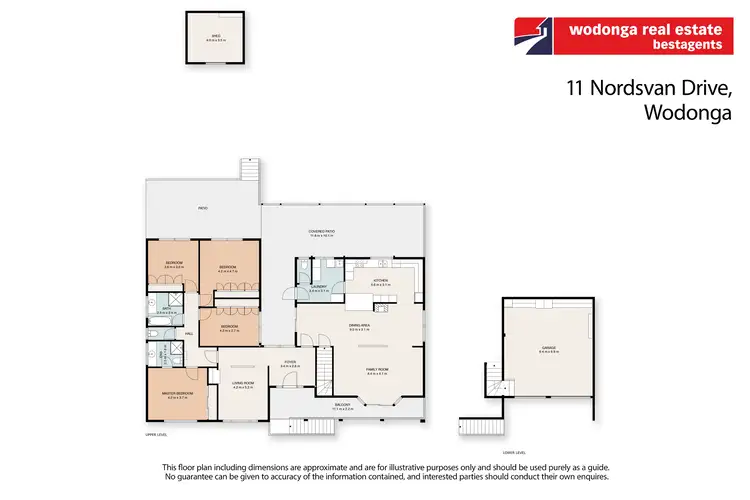 Floorplan of Homely house listing, 11 Nordsvan Drive, Wodonga VIC 3690