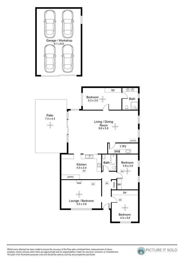 Floorplan of Homely house listing, 32 Katoomba Terrace, Largs North SA 5016