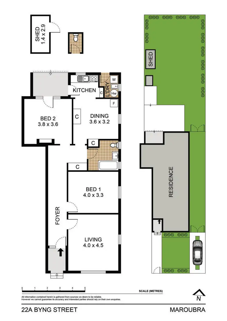 Floorplan of Homely house listing, 22a Byng Street, Maroubra NSW 2035