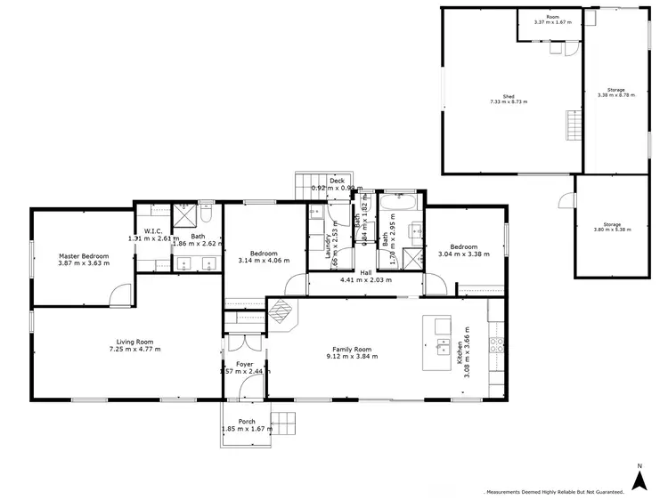 Floorplan of Homely house listing, 58 Anderson Lane, Narbethong VIC 3778