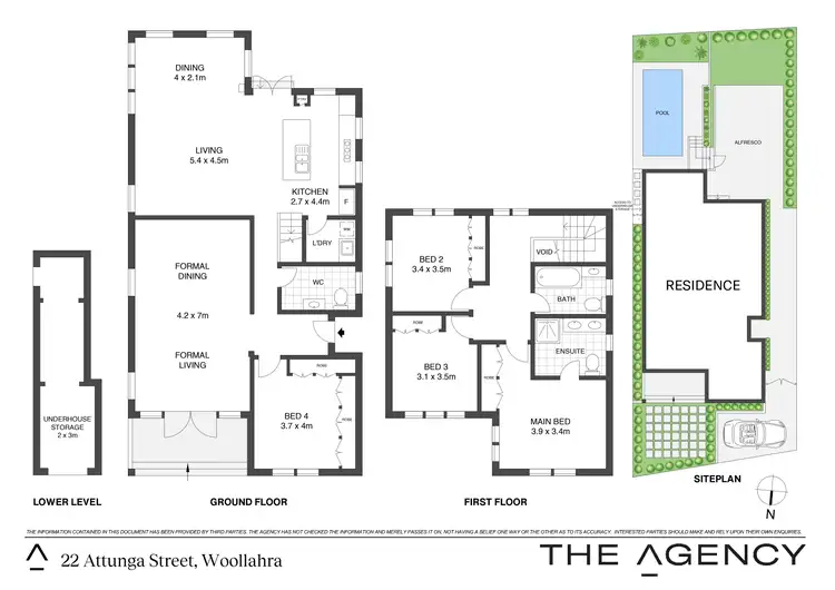 Floorplan of Homely house listing, 22 Attunga Street, Woollahra NSW 2025