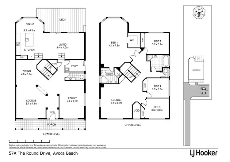 Floorplan of Homely house listing, 57A The Round Drive, Avoca Beach NSW 2251