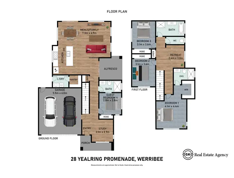 Floorplan of Homely house listing, 28 Yearling Promenade, Werribee VIC 3030