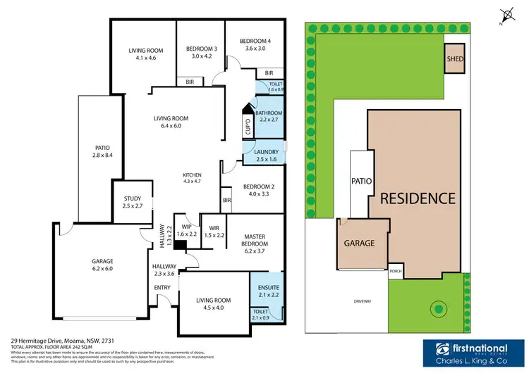 Floorplan of Homely house listing, 29 Hermitage Drive, Moama NSW 2731