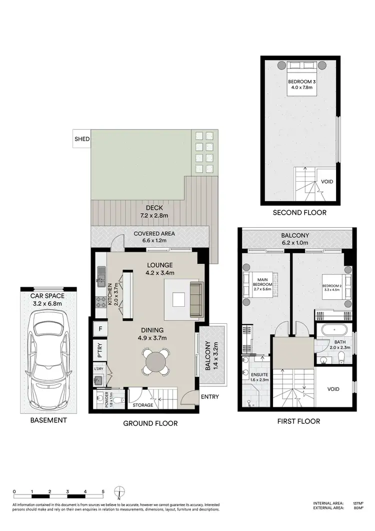 Floorplan of Homely townhouse listing, 1/66 Belmore Street, North Parramatta NSW 2151