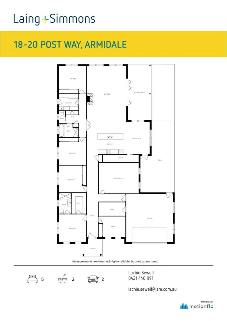 Floorplan of Homely house listing, 18-20 Post Way, Armidale NSW 2350