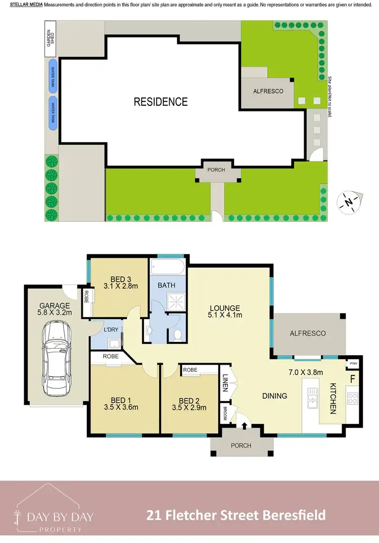 Floorplan of Homely house listing, 21 Fletcher Street, Beresfield NSW 2322