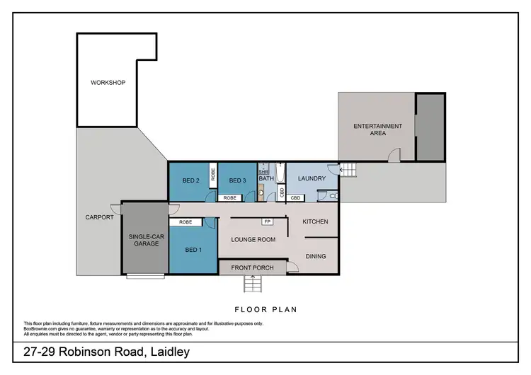 Floorplan of Homely house listing, 27-29 Robinson Road, Laidley QLD 4341