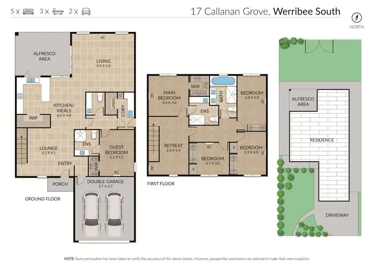 Floorplan of Homely house listing, 17 Callanan Grove, Werribee South VIC 3030