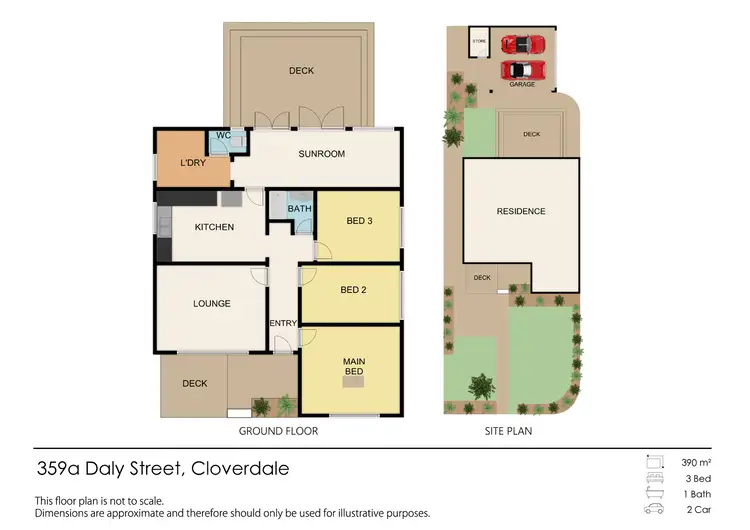 Floorplan of Homely house listing, 359A Daly Street, Cloverdale WA 6105