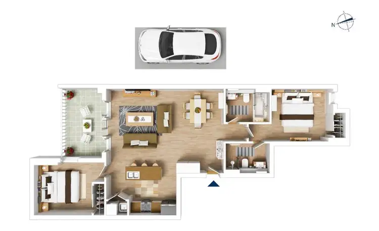Floorplan of Homely unit listing, 503/31 Carinya Street, Blacktown NSW 2148