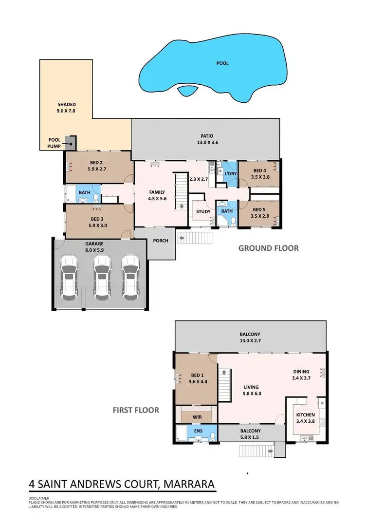 Floorplan of Homely house listing, 4 St Andrews Court, Marrara NT 812