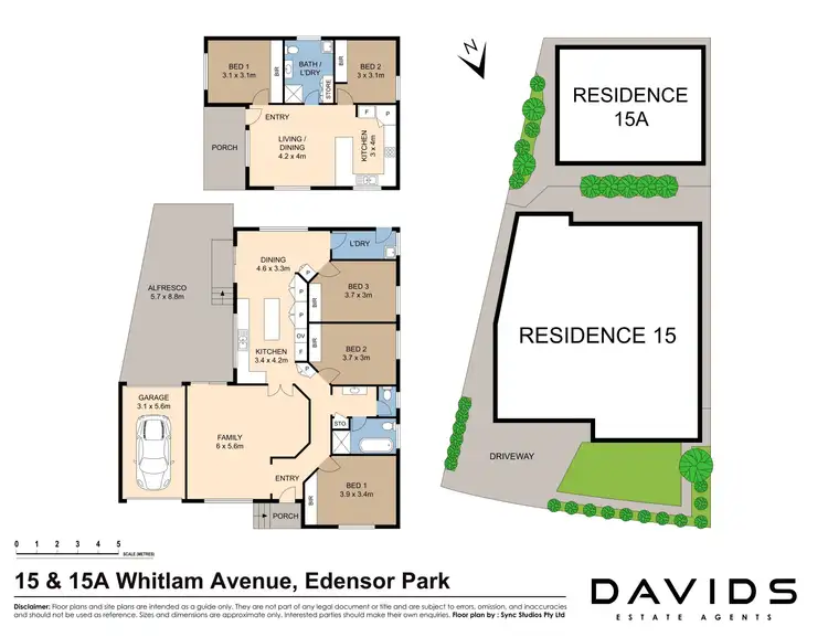 Floorplan of Homely house listing, 15 & 15a Whitlam Avenue, Edensor Park NSW 2176